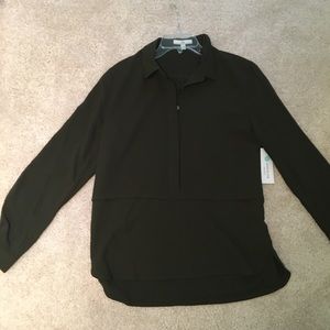 Stitch Fix Exclusive Long Sleeve Green Blouse